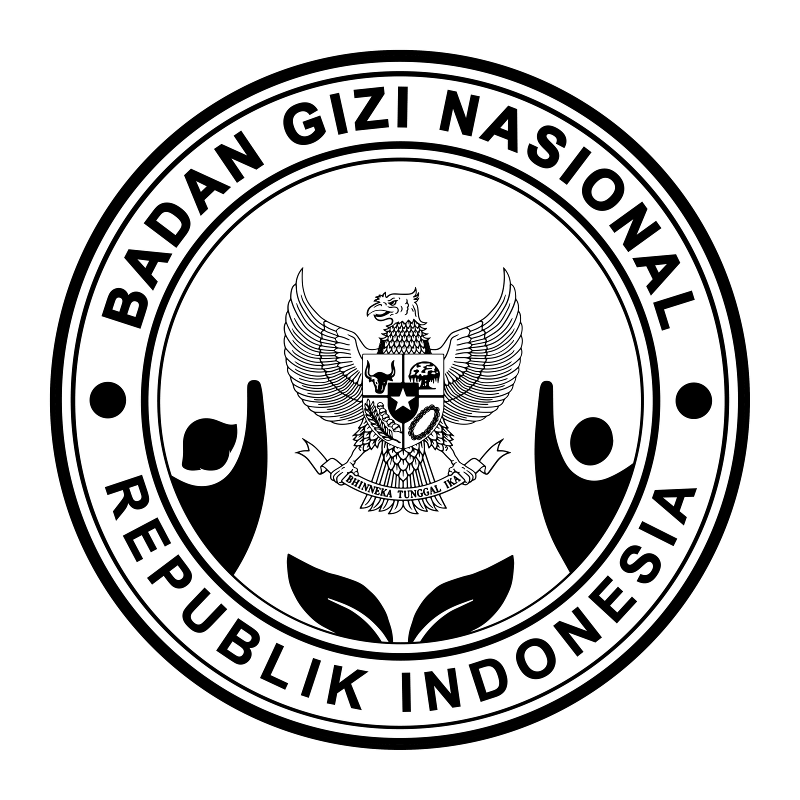 Logo BGN hitam